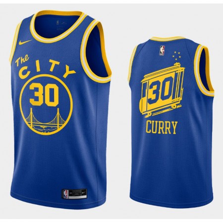 Maillot Basket Golden State Warriors Stephen Curry 30 2020-21 Nike Hardwood Classics Swingman - Homme